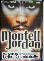 Original 2002 Montell Jordan German Concert Posters